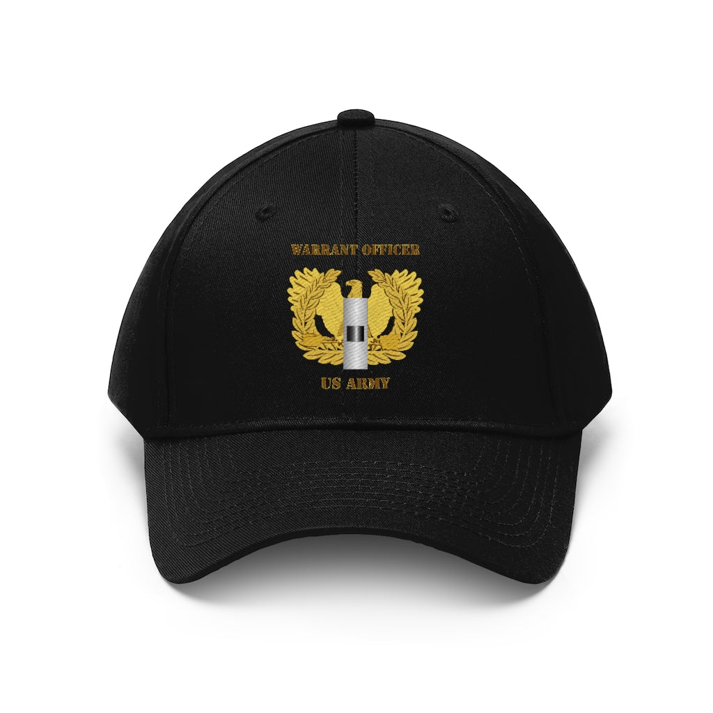 Twill Hat - Army - Emblem - Warrant Officer - CW01
