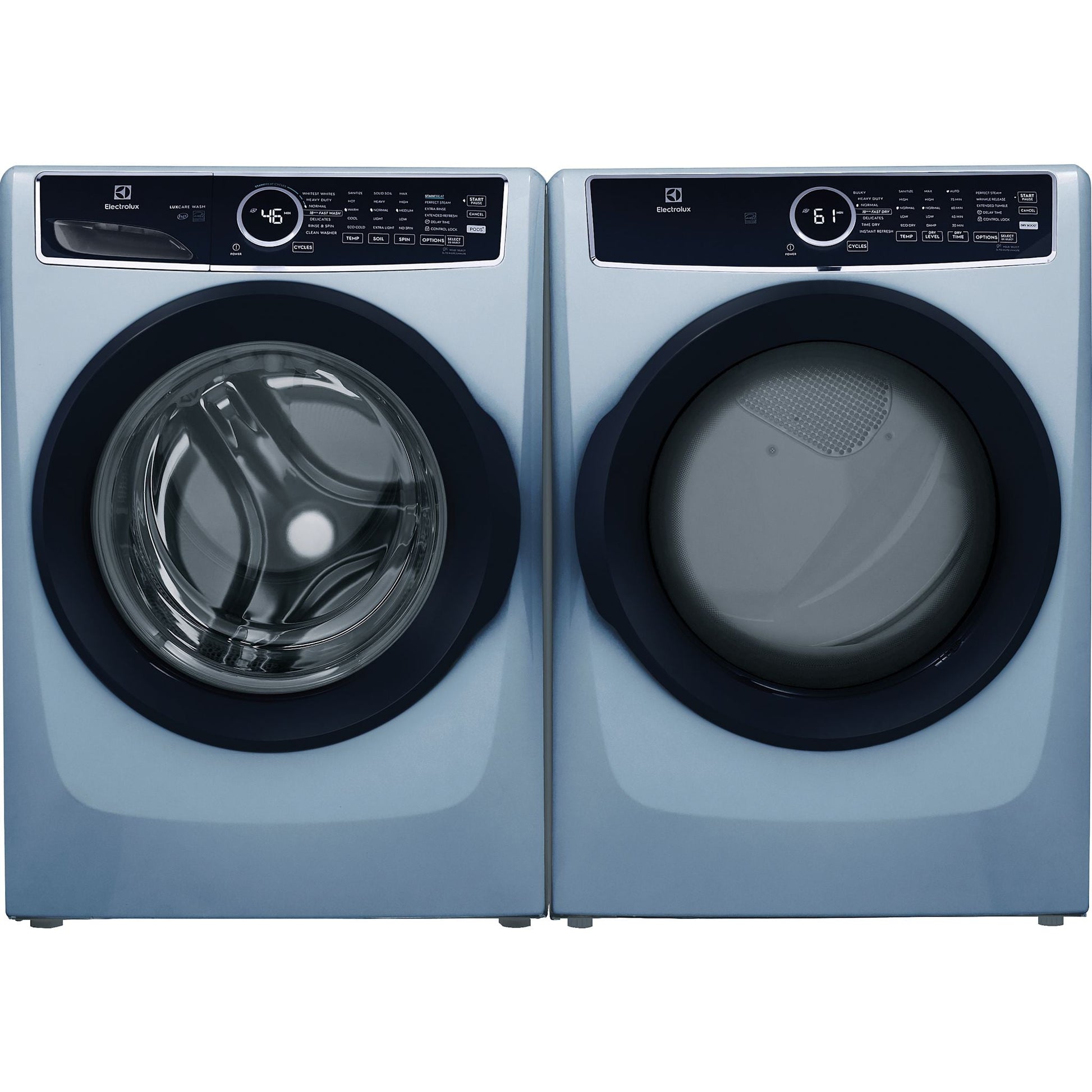 Electrolux Front Load Pair (ELFW7437AG-ELFE743CAG) - Glacier Blue