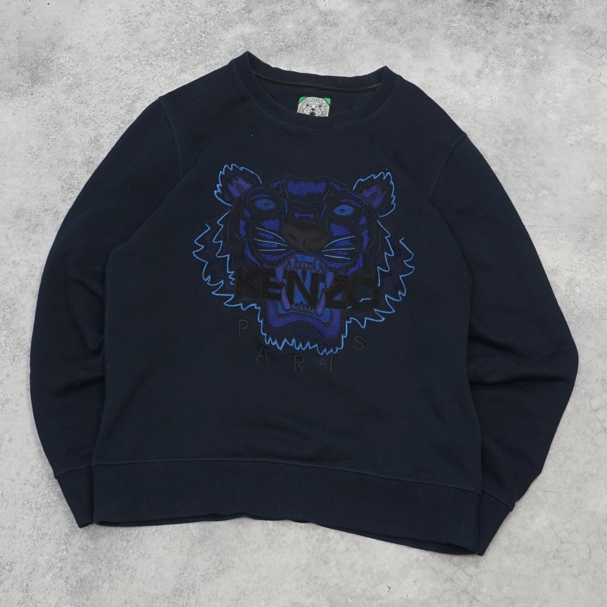 Kenzo Jungle Embroidered Tiger Sweater