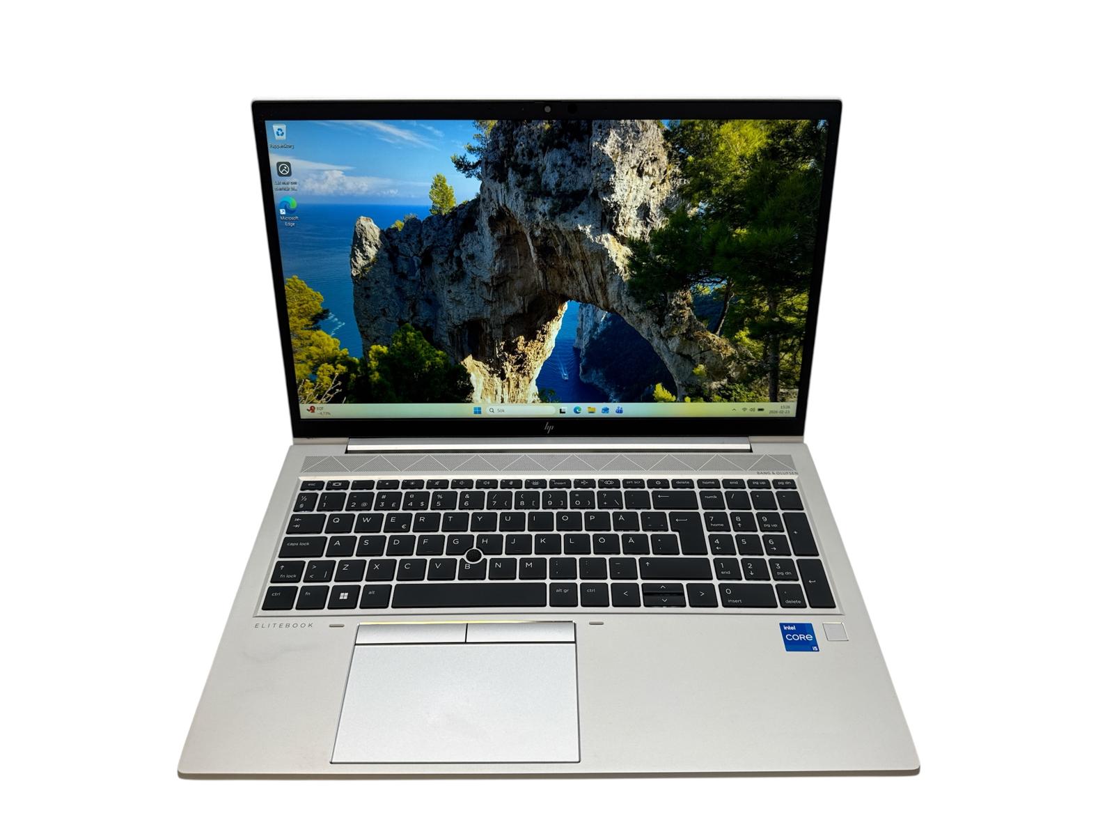 HP EliteBook 850 G8 15,6 Pekskärm Full HD i5 16GB 256GB SSD Win11 Pro (beg)