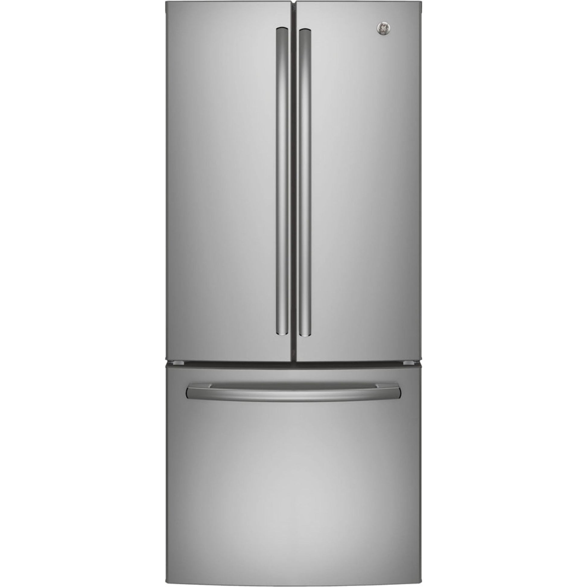 GE 20.8 Cu. Ft. French-Door Refrigerator Fingerprint Resistant Stainless Steel - GNE21DYRKFS