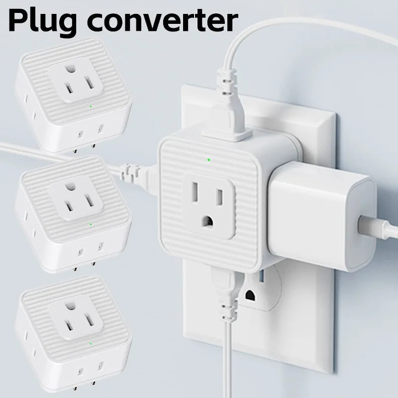 🔌 Adaptador Multipuerto Inteligente – ¡No desperdicies enchufes!