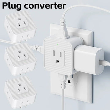 🔌 Adaptador Multipuerto Inteligente – ¡No desperdicies enchufes!