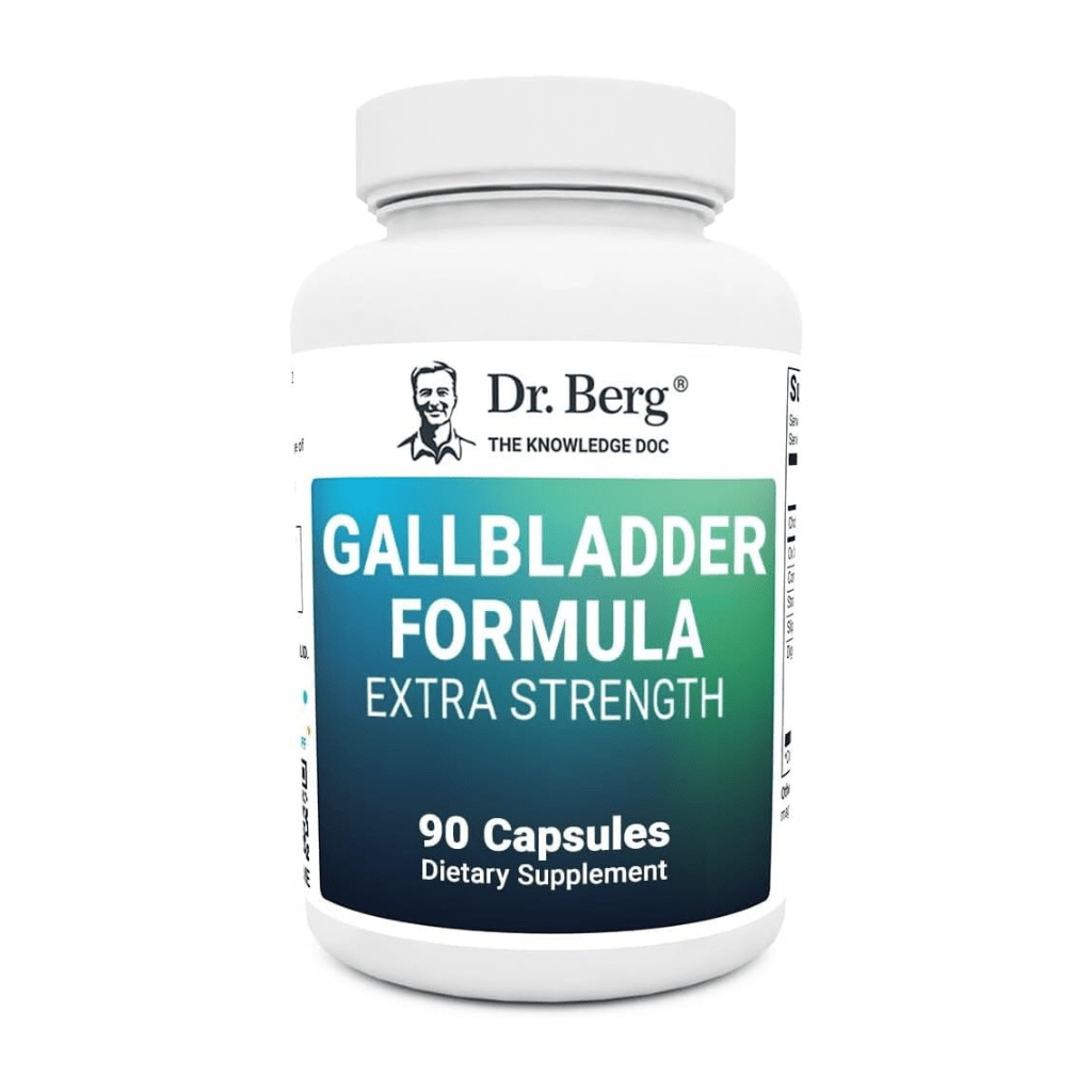 Dr. Berg Gallbladder Formula Extra Strength - Made w/Purified Bile Salts & Ox Bile Digestive Enzymes - Includes Carefully Selected Digestive Herbs - Full 45 Day Supply - 90 Capsules Dr. Berg Nutritionals