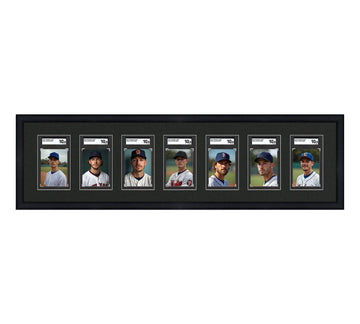 Card Frame Display - 7 Openings for SGC Graded Slabs – Black