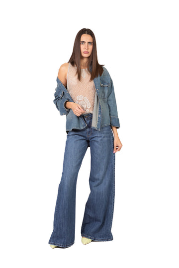 Tensione In - Canotta crochet in lurex Art. D74868