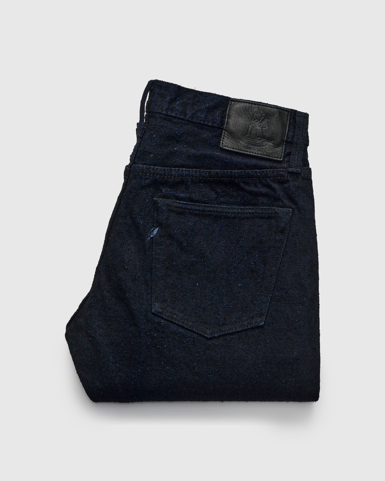 "Indigo x Sumi" 16oz Rinsed Double Nep Selvedge Denim - Slim Straight Fit