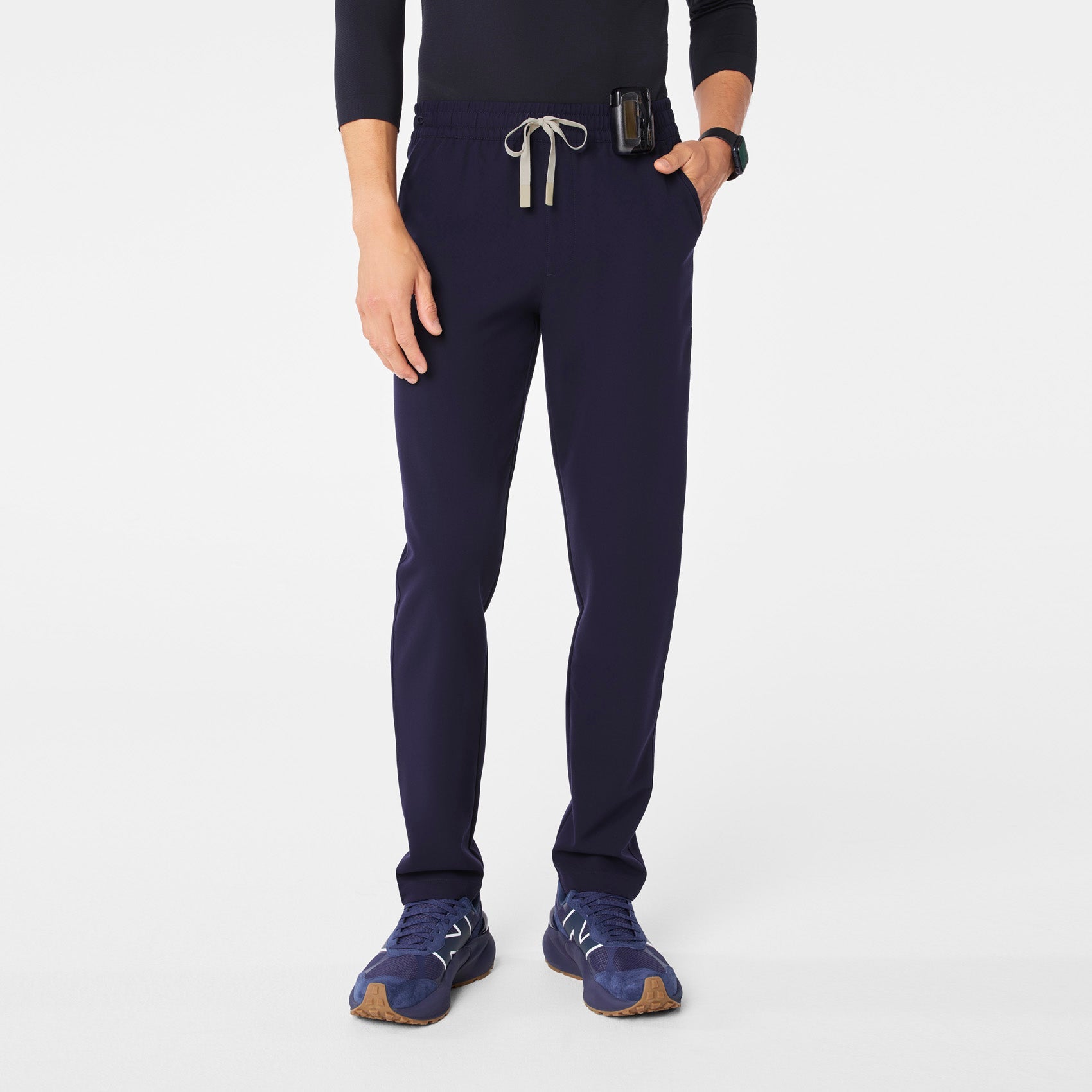 men's Navy Owen - Short Slim Tapered Scrub Pant