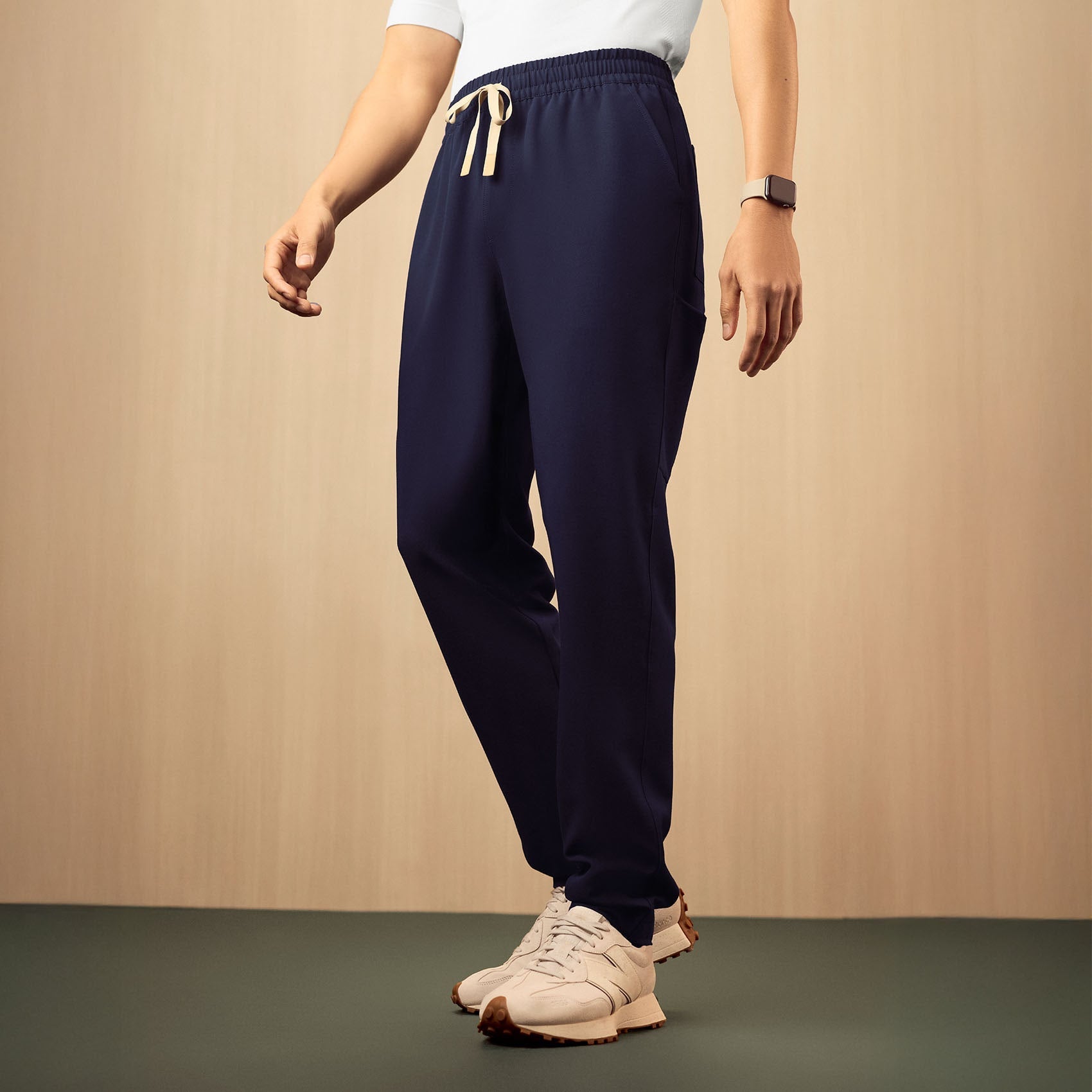 men's Navy Owen - Short Slim Tapered Scrub Pant