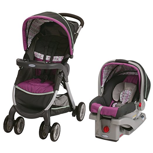 Graco Fastaction Fold Click Connect Travel System Stroller Nyssa 1934904