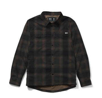 Salty Crew Fathom LS Tech Shacket Phantom