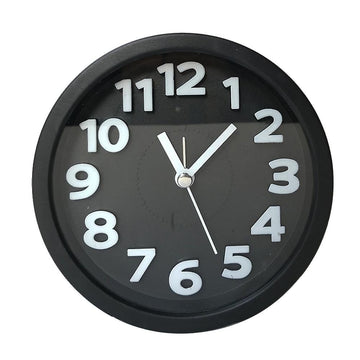 Silent Analog Alarm Clock Non-ticking Battery-powered Round Alarm Clock