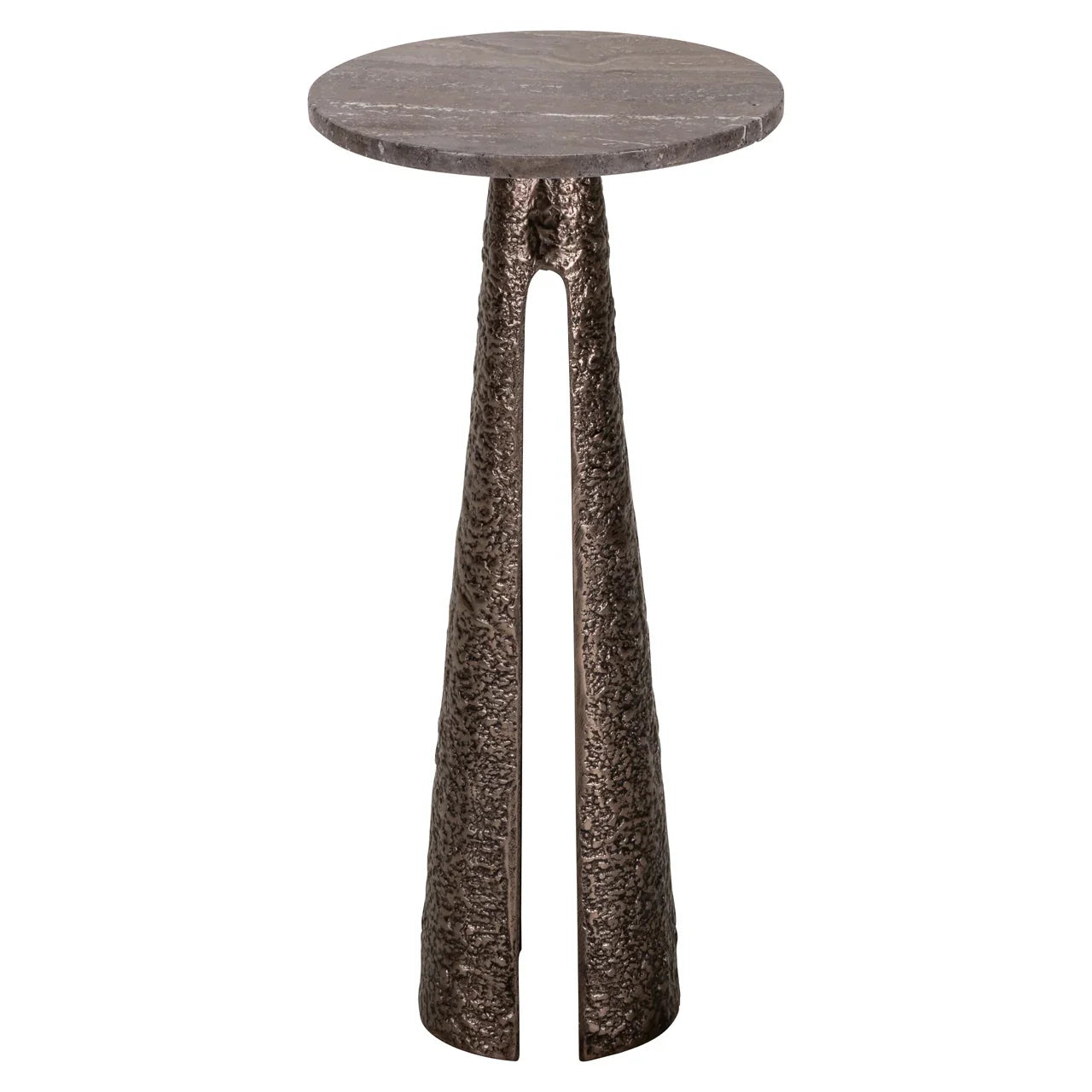 Bijzettafel Eldora bronze 30Ø van Richmond Interiors – Luxe comfort op maat van PureWonen. Vraag naar de beste prijs.