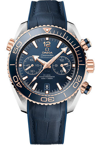Omega - Seamaster Planet Ocean 600 M Master Co-Axial Chronograph 45.5 mm - Sedna Gold on Steel Watch 215.23.46.51.03.001