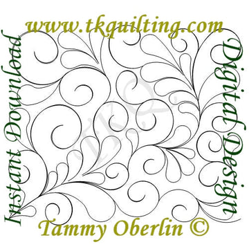 2180 Elegant Feather E2E - TK Quilting & Design II