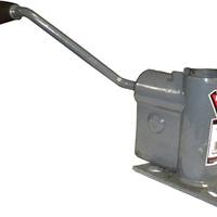 A-FRAME GEAR BOX AND CRANK ASSEMBLY FOR RACK-AND-GEAR JACK