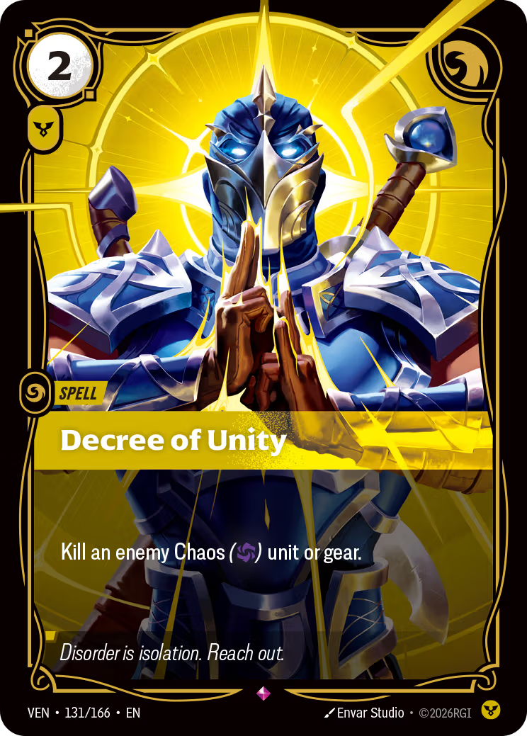 Decree of Unity [VEN-131/166] [Vendetta]