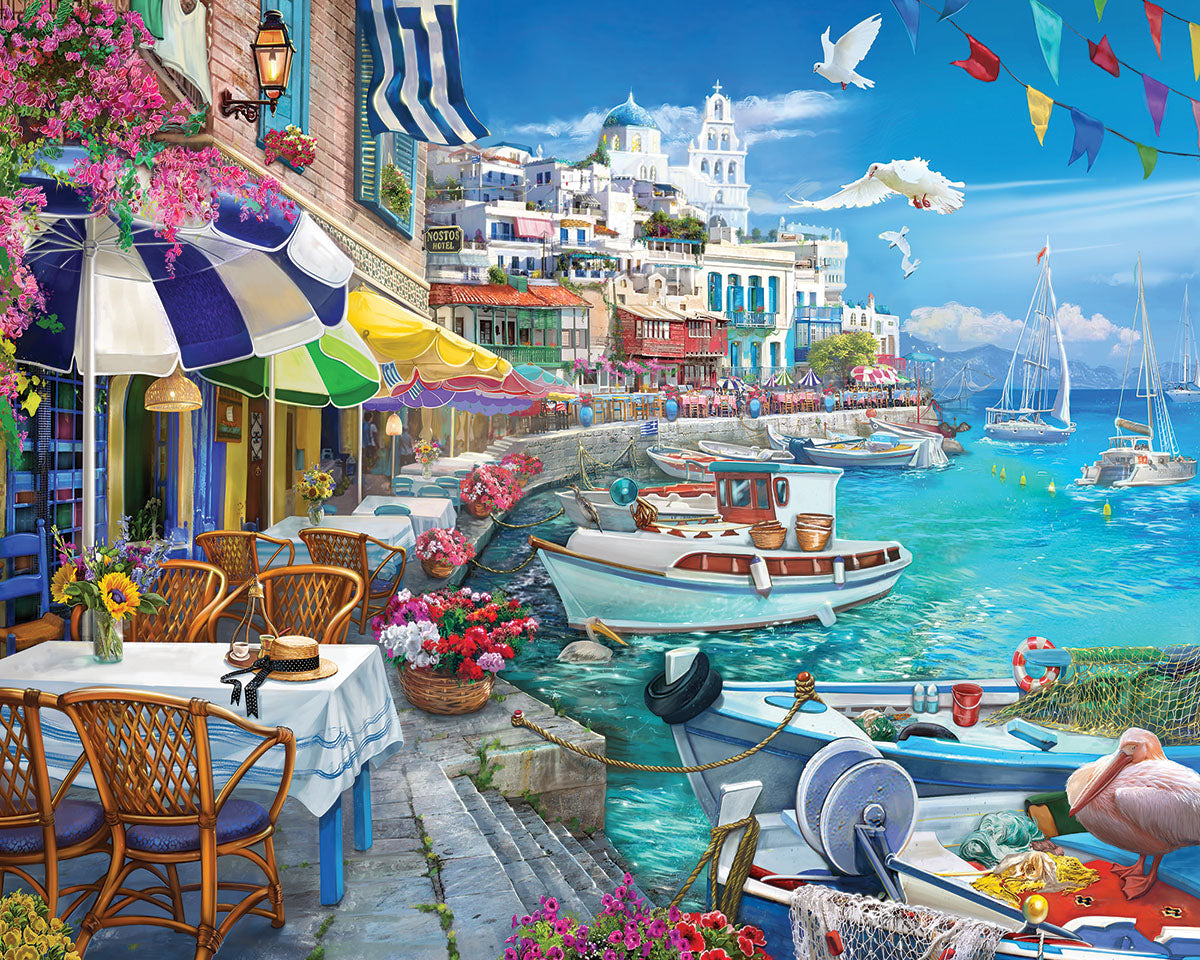 Sun Over The White Harbor (2267pz) - 1000 Piece Jigsaw Puzzle