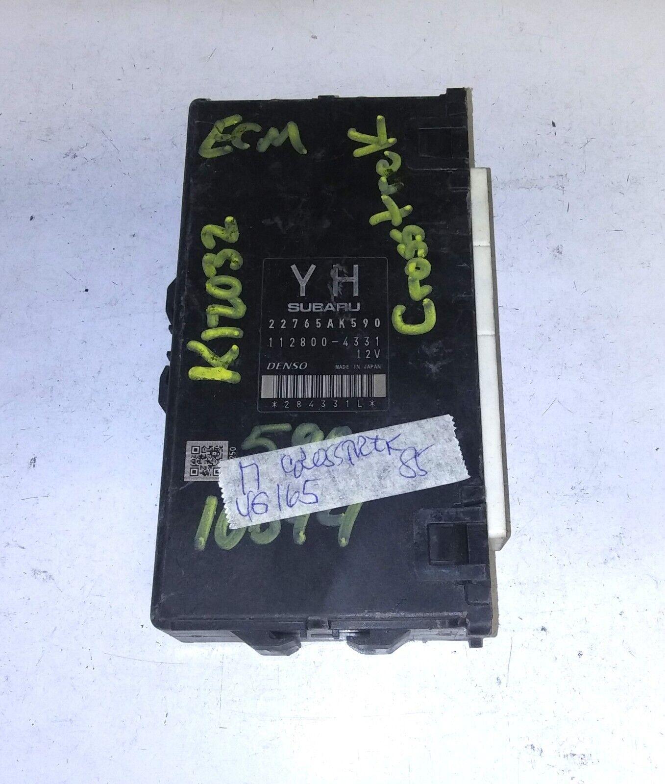 22765AK590 ecm ecu computer 2017 Subaru Crosstrek - Swan Auto