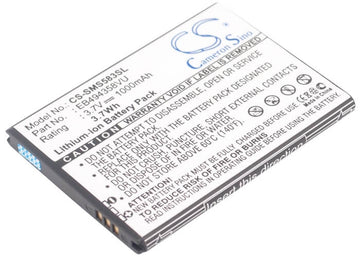 3.7V, 1000mAh, Li-ion Battery fits Samsung, Cooper, Fit, 3.7Wh