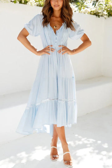 High Above The Clouds Midi Dress