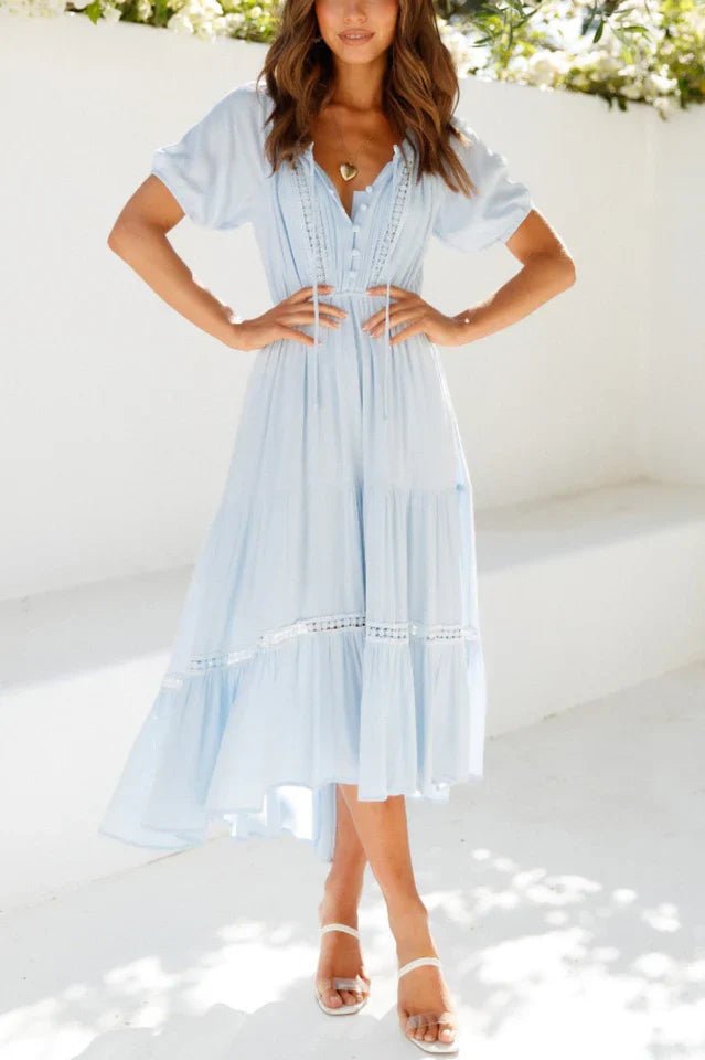 High Above The Clouds Midi Dress