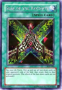 Seal of the Ancients (Power of Chaos: Kaiba the Revenge) [Yu-Gi-Oh! Video Game Promotional Cards] [PCK-003]