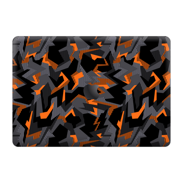 MacBook Air 13" (2020, M1) Print Printed Custom SIGNATURE Sharp-Edged Orange Camo Camouflage Skin Wrap Sticker Decal Cover Protector by EasySkinz | EasySkinz.com