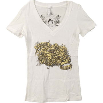 Kings Of Leon Kings Of Leon Flowers Tissue Junior Top