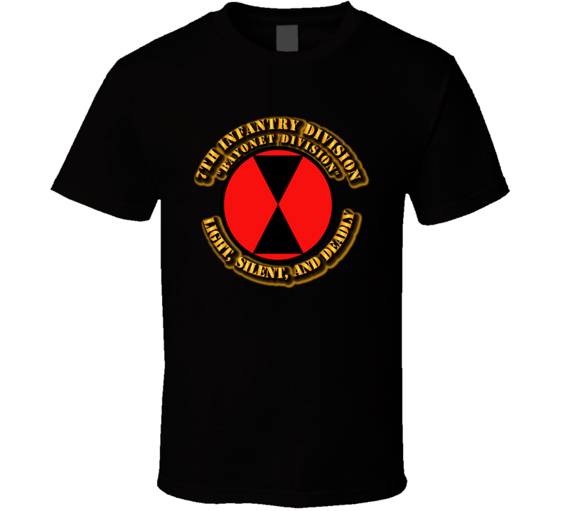 7th Infantry Division - Bayonet Div - lt silent dead - T-Shirts - Classic