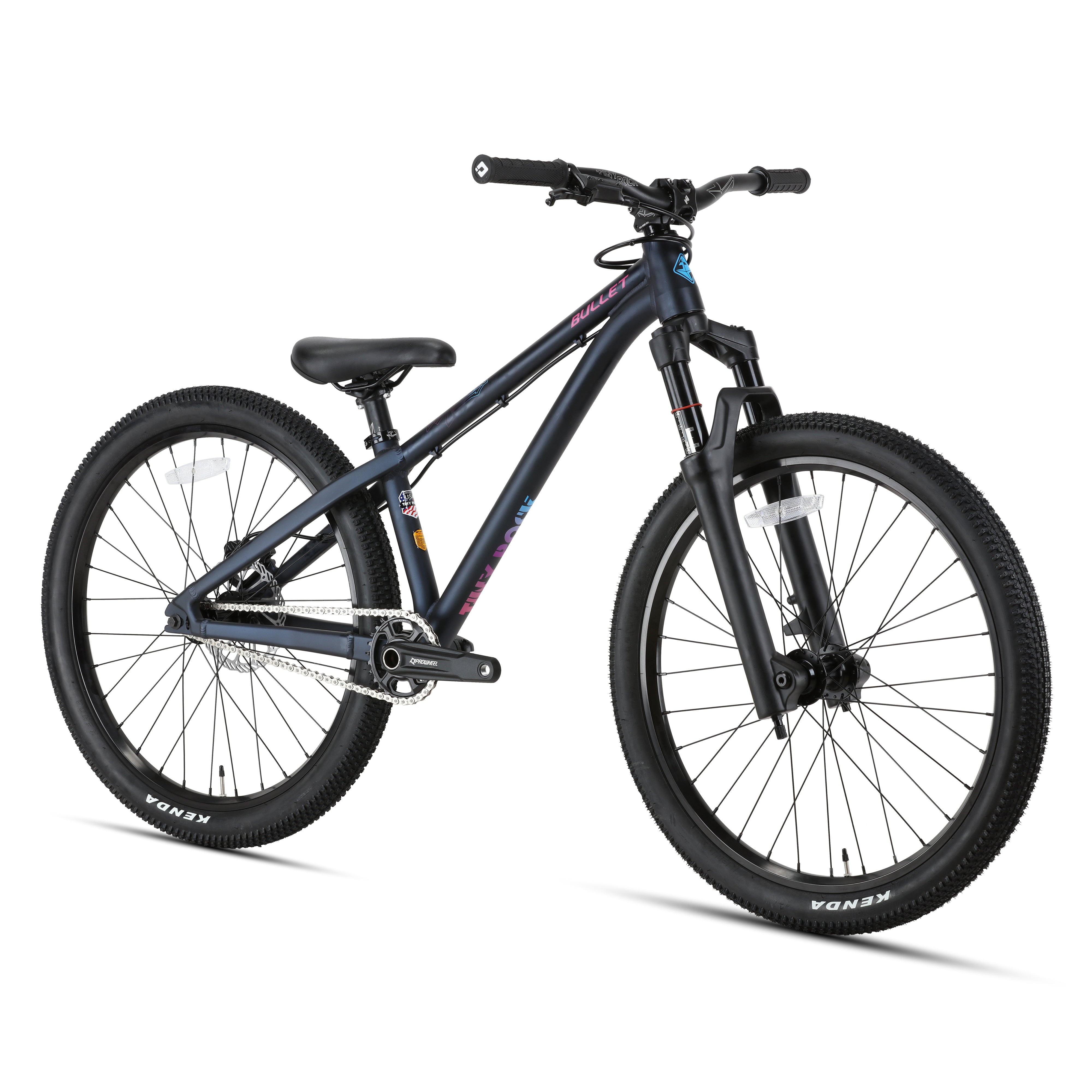 Hochwertiges Bullet 24'' Dirt Jump Bike für Kinder, ideal für All Mountain und Slopestyle Abenteuer.