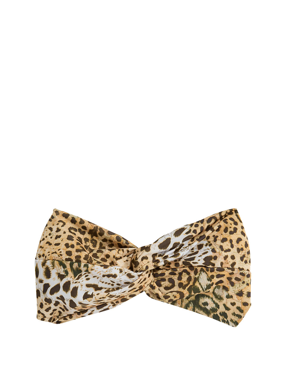 PRIMA CLASSE BEACH Fascia Prima Classe Per Capelli Geo Animalier Beige Maculato