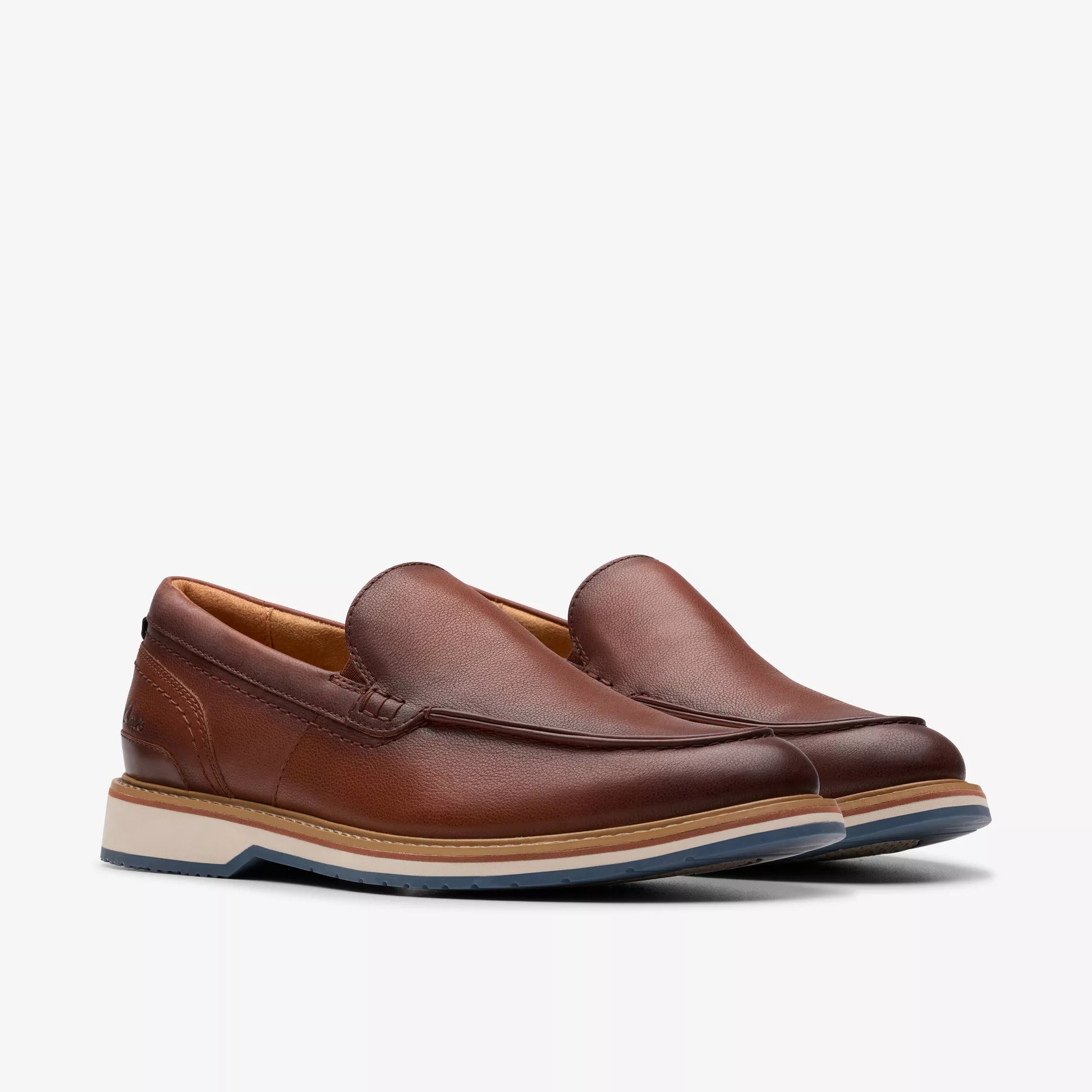 Men's Clarks Monahan Step - Tan Leather
