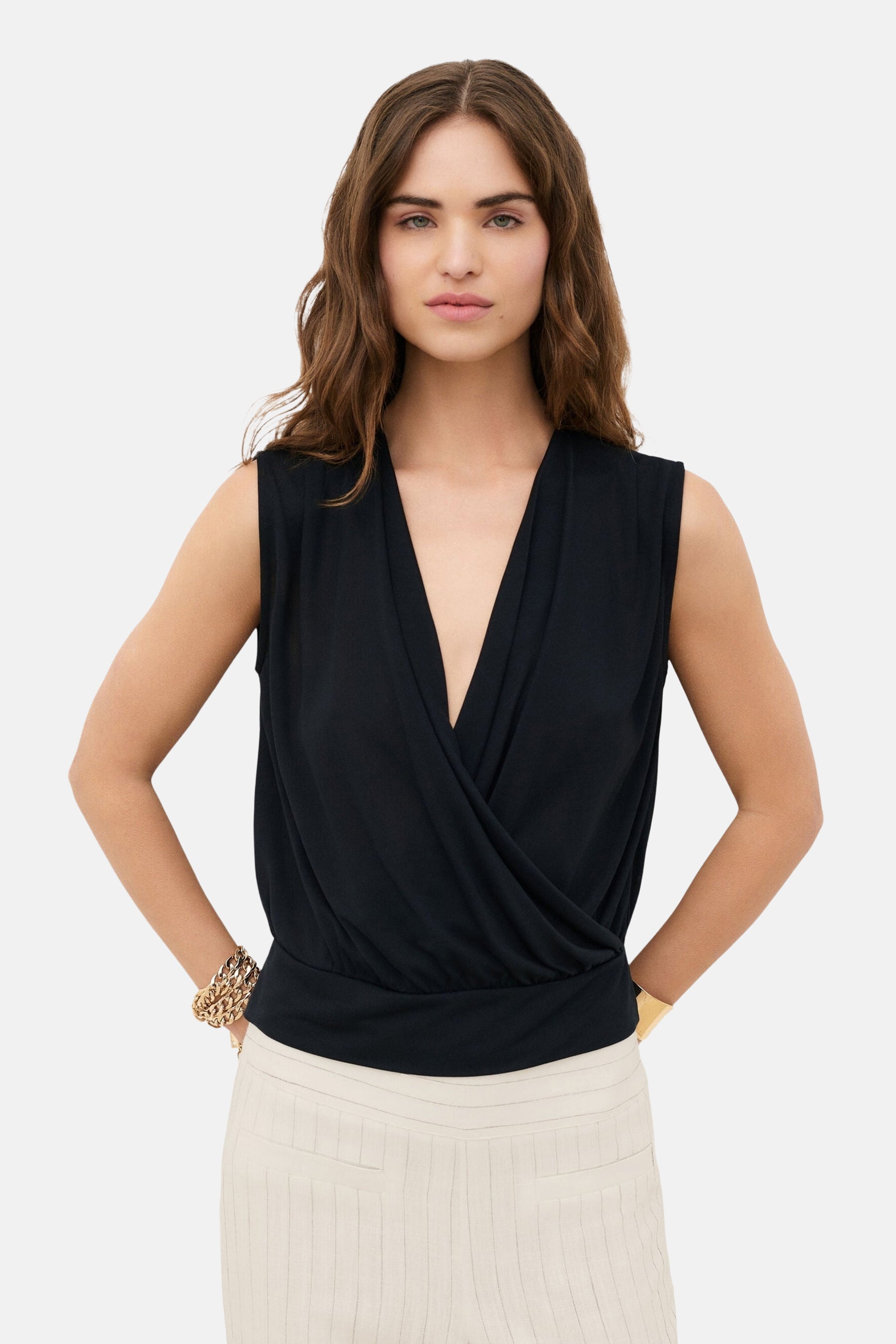 Top (sans manches) noir - CAROLL