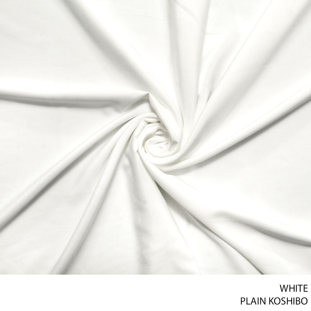 KOSHIBO PLAIN FABRIC WHITE ROLL ROLL 001