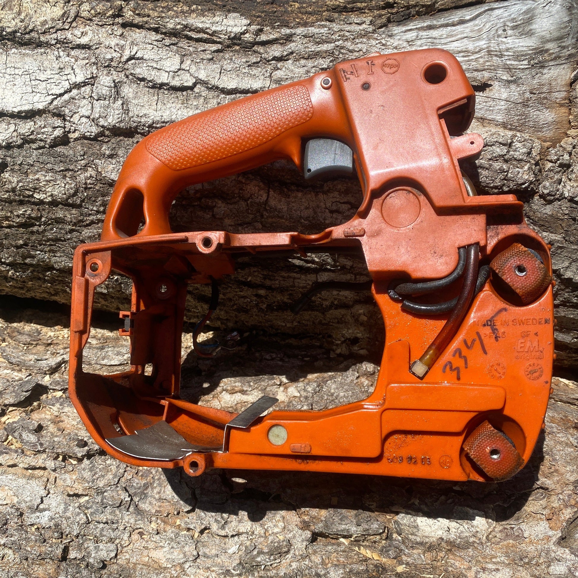 Husqvarna 334t Chainsaw Tank Housing Trigger Handle