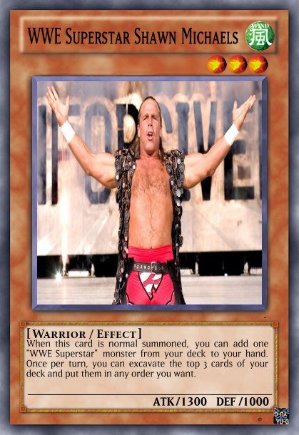WWE Yu Gi Oh Deck - Casual Cards