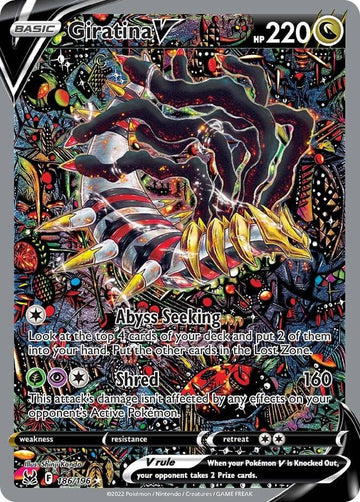 Giratina V (186/196) [Sword & Shield: Lost Origin] Damaged Holofoil