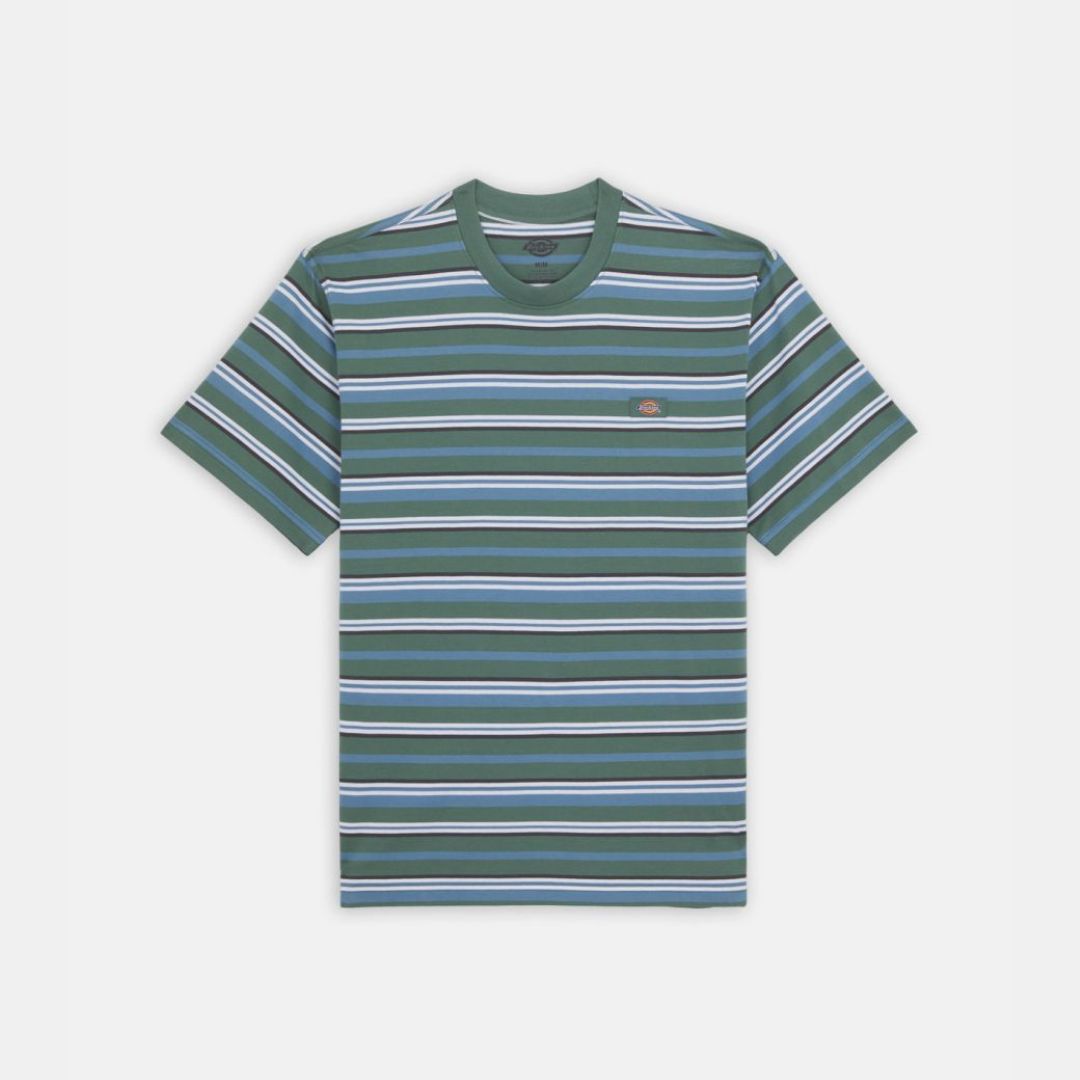 Dickies Glade Spring T-Shirt Stripe Blue