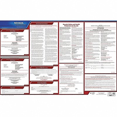 JJ KELLER 100NV Labor Law Poster State Labor Law NV