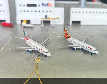 1:400 British Airways B737-200 TWIN PACK “Bouhaus and Botswana” Gemini Jets in