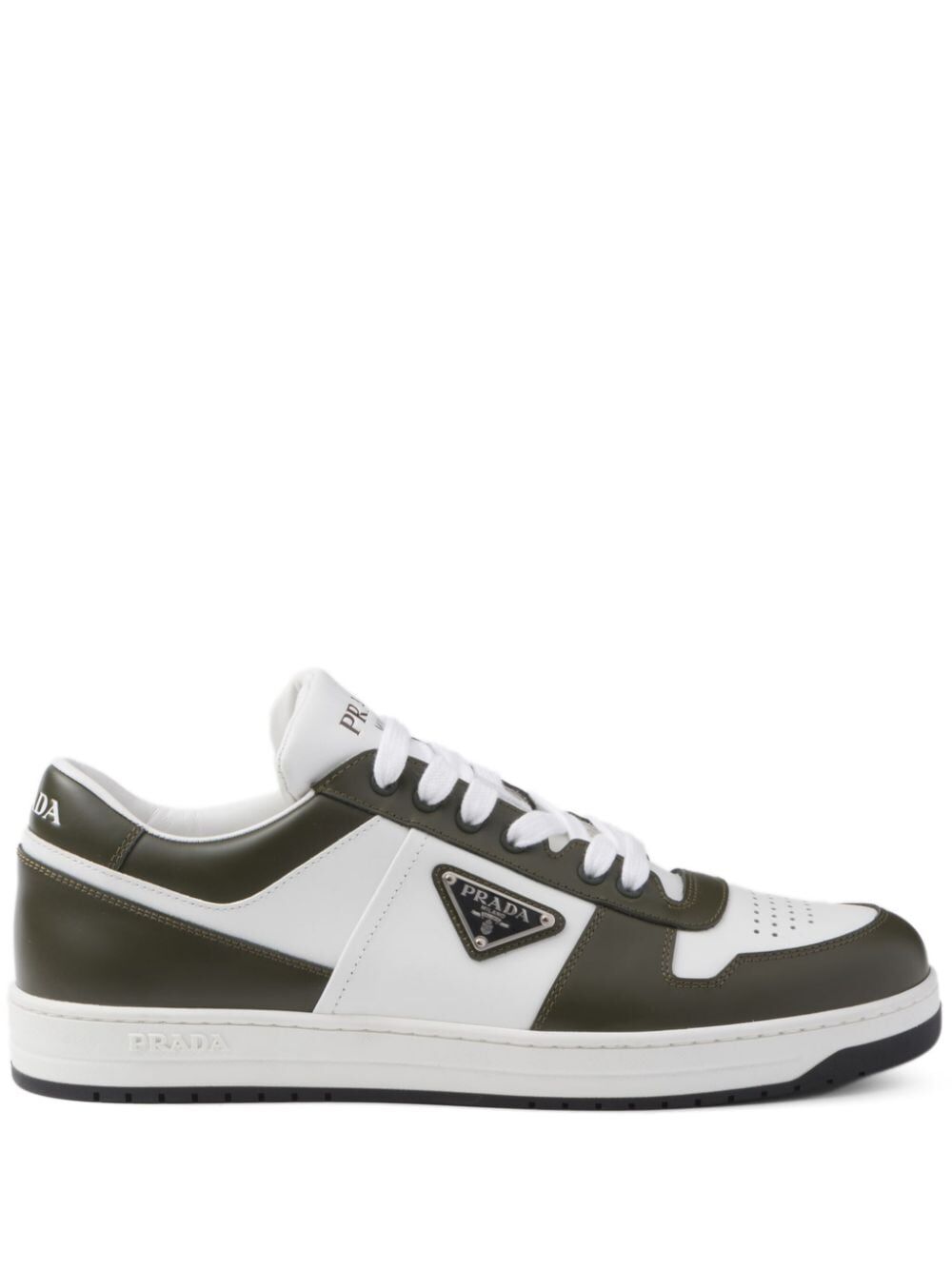TWO-TONE LEATHER DOWNTOWN SNEAKERS