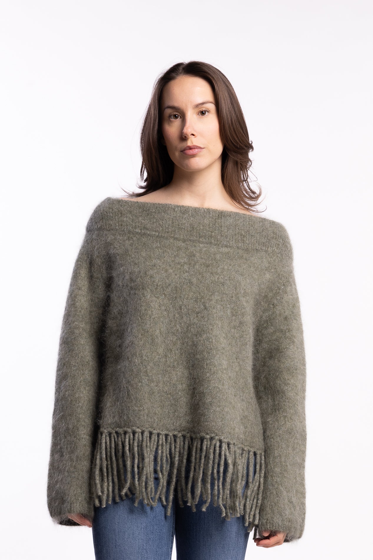 Gine Chunky Sweater- Sage Green