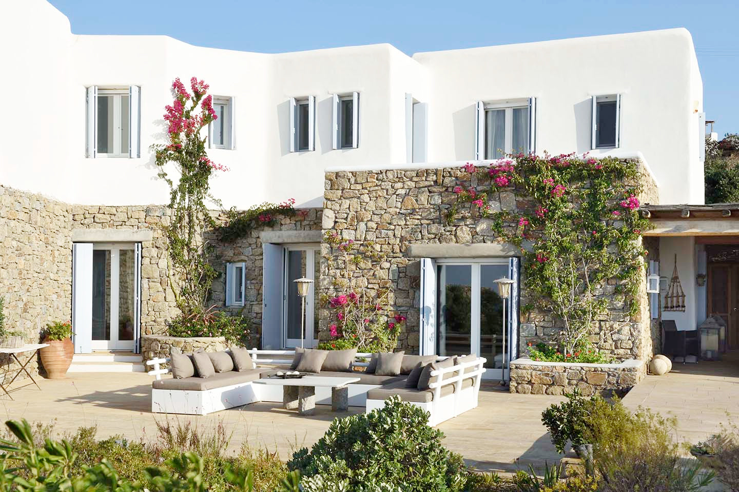 Villa " Aphrodite" is airy and light and was carefully designed and constructed  London, United Kingdom Villa "Aphrodite"-sunkissed Mykonian luxury for 10 Entire rental unit vacation rental 32626820