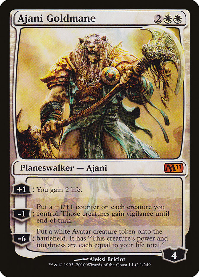 Ajani Goldmane - [Foil] Magic 2011 (M11)