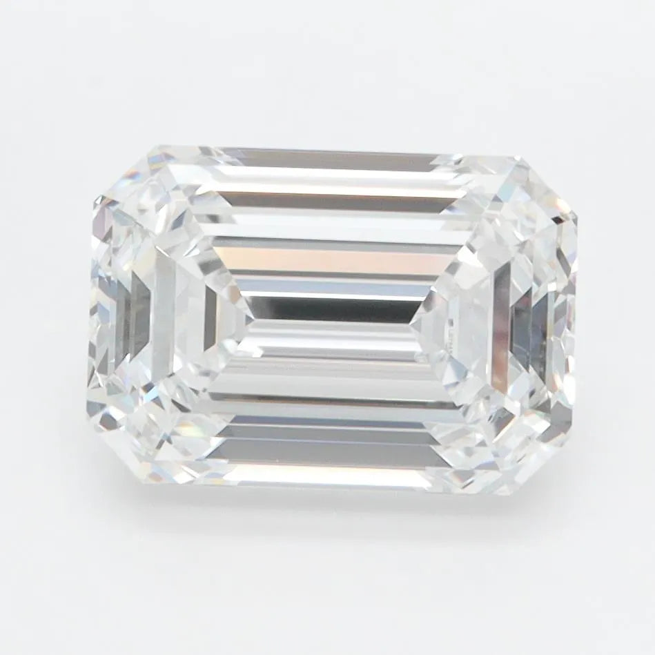 3.00ct Emerald Lab Grown Diamond (Colour D, Clarity IF, IGI Certified)