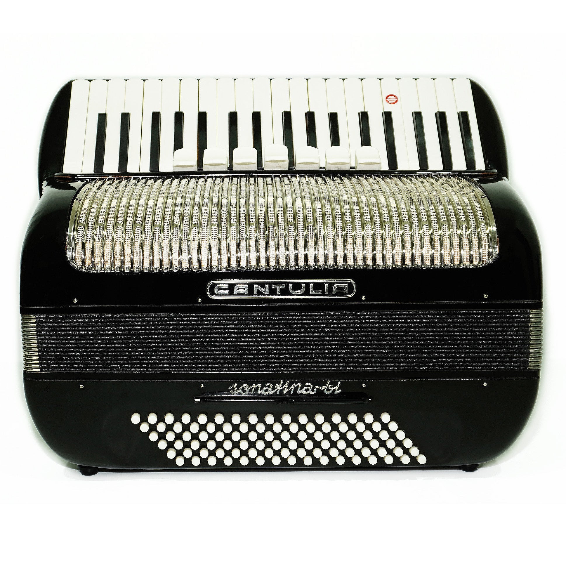 Vintage Accordion Cantulia Sonatina bi 96 Bass, Rare Old German Piano Accordian, New Straps, 2392, Keyboard Accordion Instrument