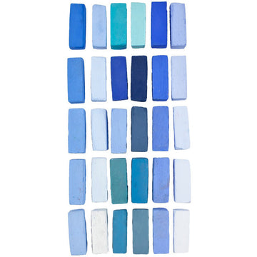 Les meilleurs du bleu_Ensemble de 30 pastels_Terry Ludwig