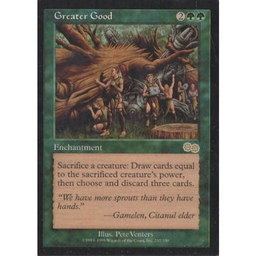 Magic the Gathering Urza's Saga Single Greater Good - NEAR MINT (NM)