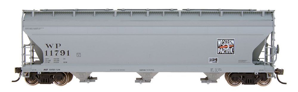 ACF 4650 Cubic Foot 3-Bay Covered Hopper Western Pacific - 47033 : HO